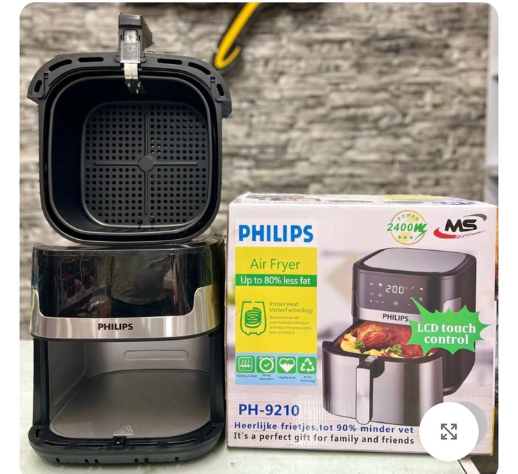 سرخ کن فیلیپس- ظرفیت 12 لیتری تمام استیل سبددار مدل PH-9210