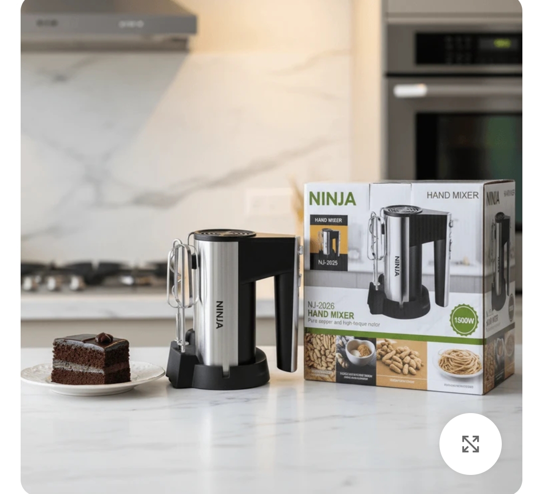 همزن پایه دار نینجا قدرت 1500W وات – مدل NJ-2026