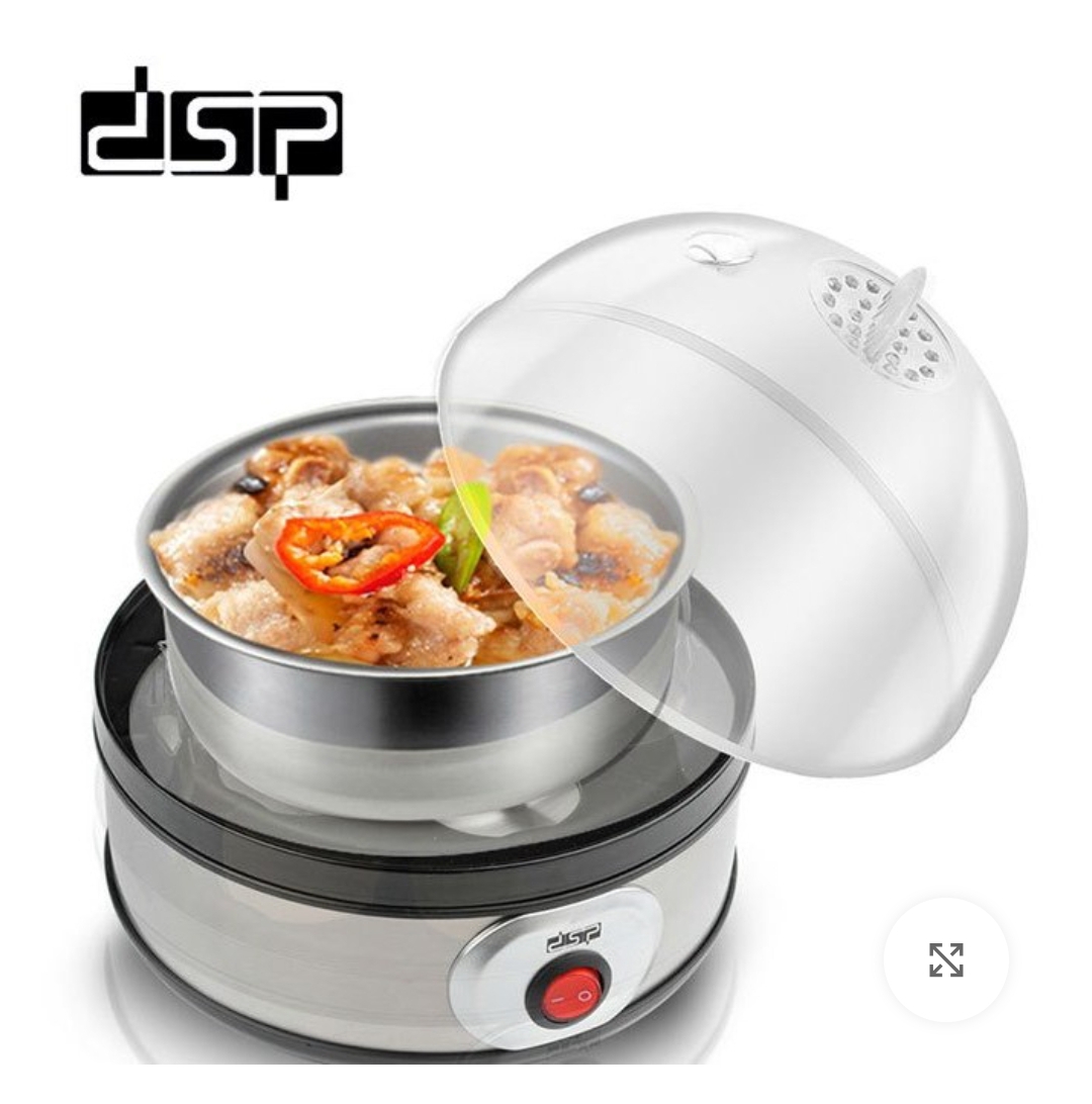 تخم مرغ پز دی اس پی مدل KA-5001 ظرفیت ۷ عدد با بدنه استیل