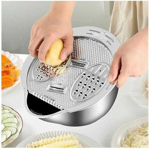 آبکش برنج شور استیل تکی درب دار یونیک